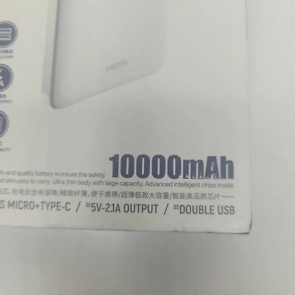 Proda Hujon Series PD-P67‎ Power Bank 10000mAh Wireless Portable Charger - White